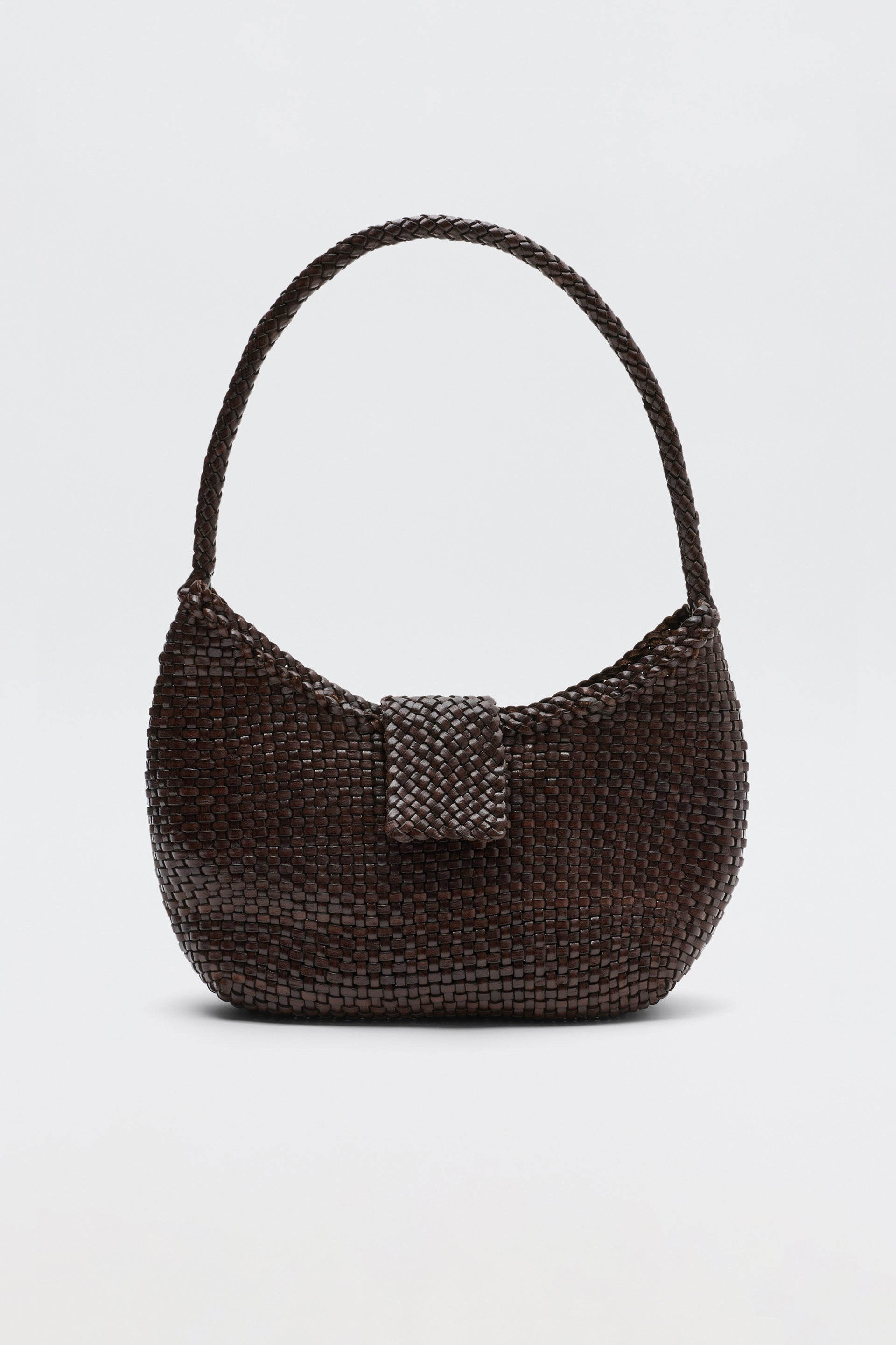 Saoirse Leather Bag in Dark Brown