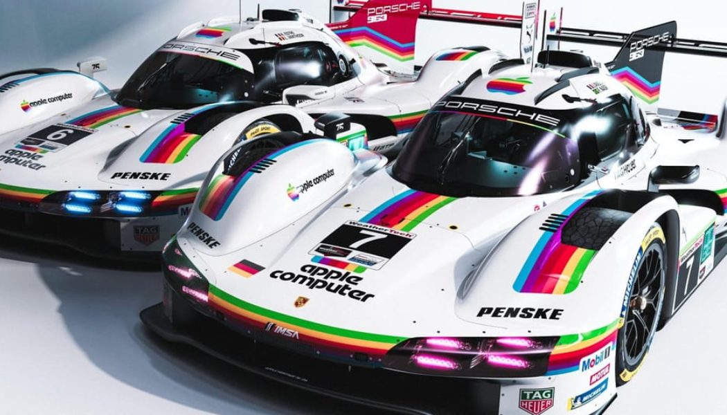 Where Tech Meets Track, Porsche Fielded a Historic Apple Computer Livery at Laguna Seca