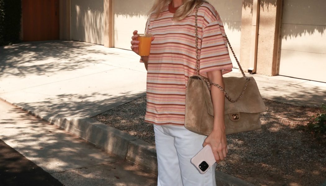 White Jeans Always Look Good, But This is the Sandal Colour That Makes Them Look Chicest
