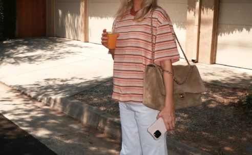 White Jeans Always Look Good, But This is the Sandal Colour That Makes Them Look Chicest