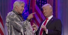 Will Ferrell’s Ghost of Jeffrey Epstein Reunites with His Buddy Donald Trump on SNL