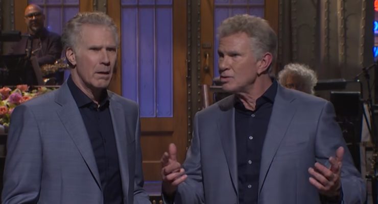 Will Ferrell's SNL Monologue Hijacked by Doppelgänger Chad Smith