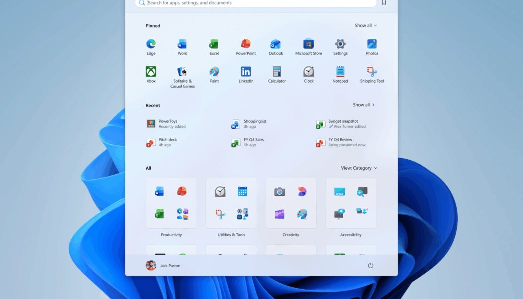 Windows 11 tests an adjustable taskbar and resizable Start menu