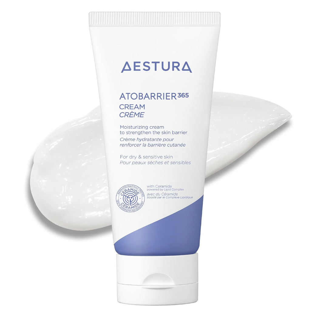 Aestura Atobarrier365 Cream With Ceramides, Korean Face Moisturizer for Barrier Repair | 120h Lasting Hydration, Ceramide Capsules, Dry &amp;amp; Sensitive Skin, Non-Comedogenic, 80 Ml / 2.70 Fl.oz.