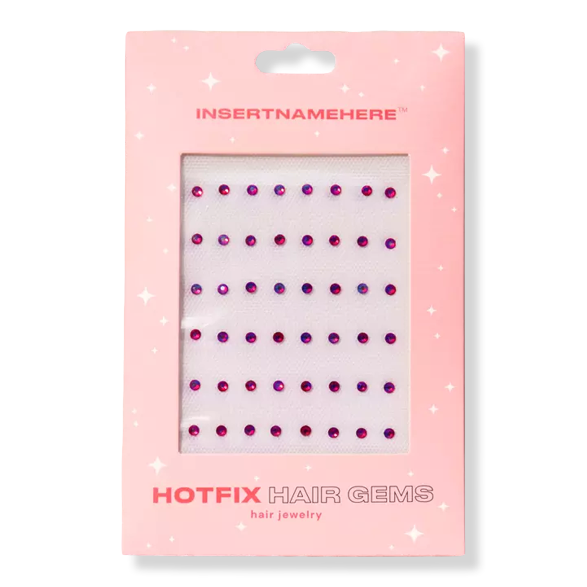 Hotfix Hair Gems - Pink