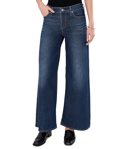 Levi's Women's 318 Shaping Wide-Leg Jeans (also Available in Plus), (new) Cool Cool Cool (lightweight - Cool), 26 Regular