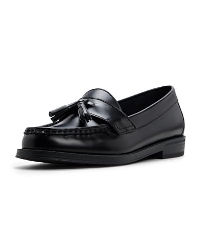 G.h. Bass &amp;amp; Co. Women's Beatrix Leather Tassel Loafer, Black, 7.5