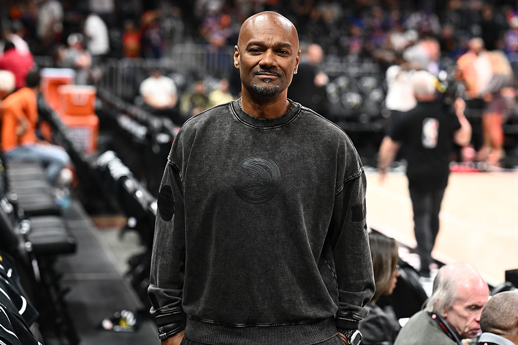 Celebrities Attend New York Knicks v Atlanta Hawks