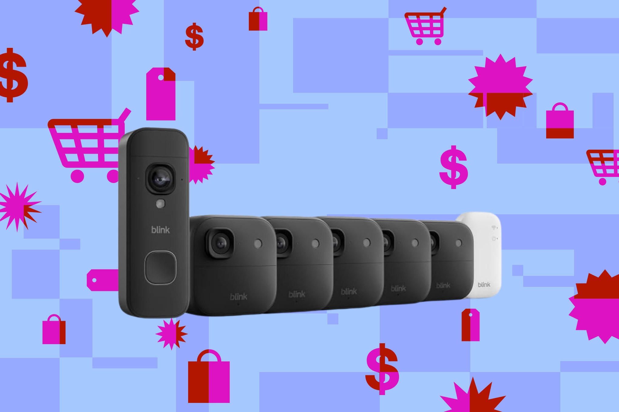 blink outdoor camera bundle deal image