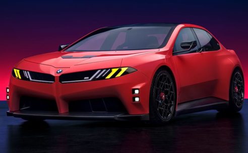 BMW M Concept Neue Klasse: BMW's First Fully Electric Performance Sedan Revealed at Le Mans