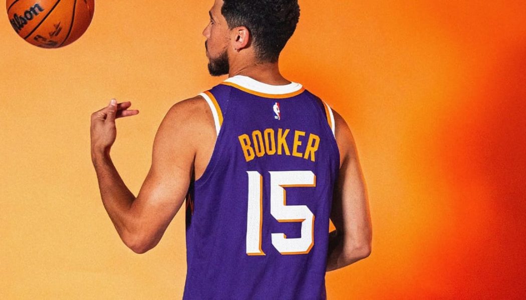Devin Booker Reveals First Look at His New Phoenix Suns Jersey Number