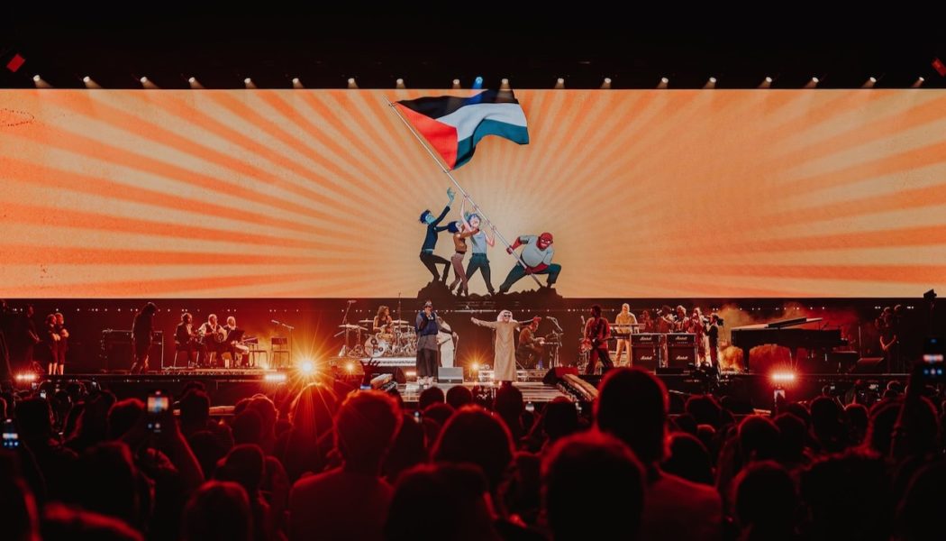 Gorillaz Introduced by Palestinian Activist at Primavera Sound