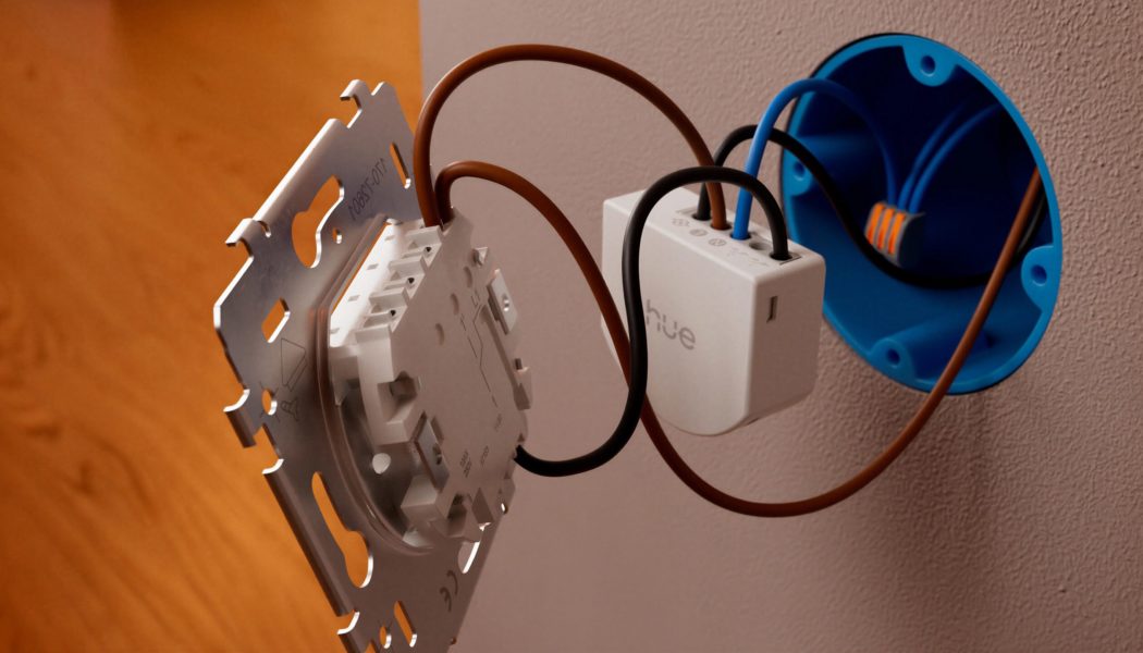 Hue’s wired wall modules bring non-smart lights into its ecosystem