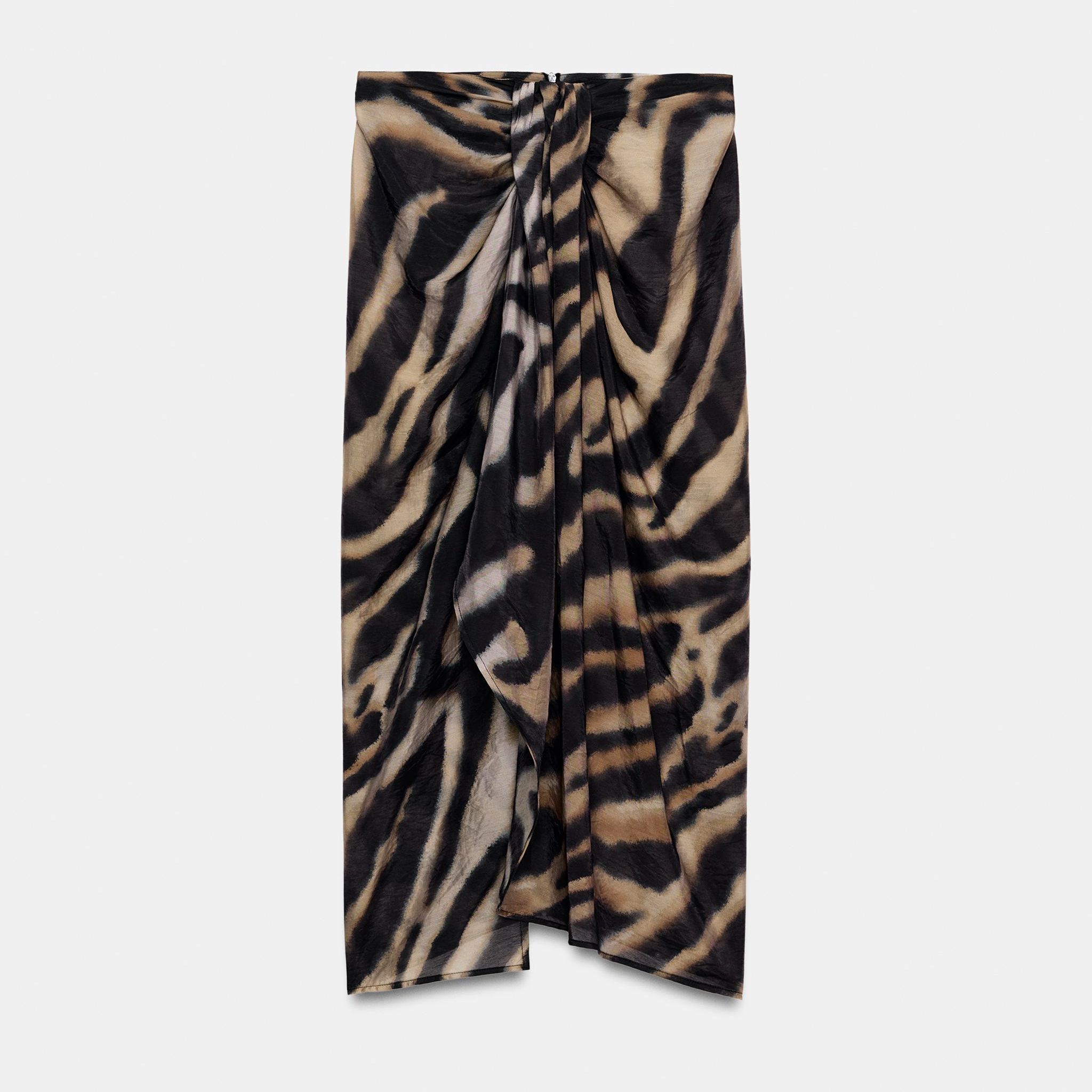 Animal Print Knotted Pareo