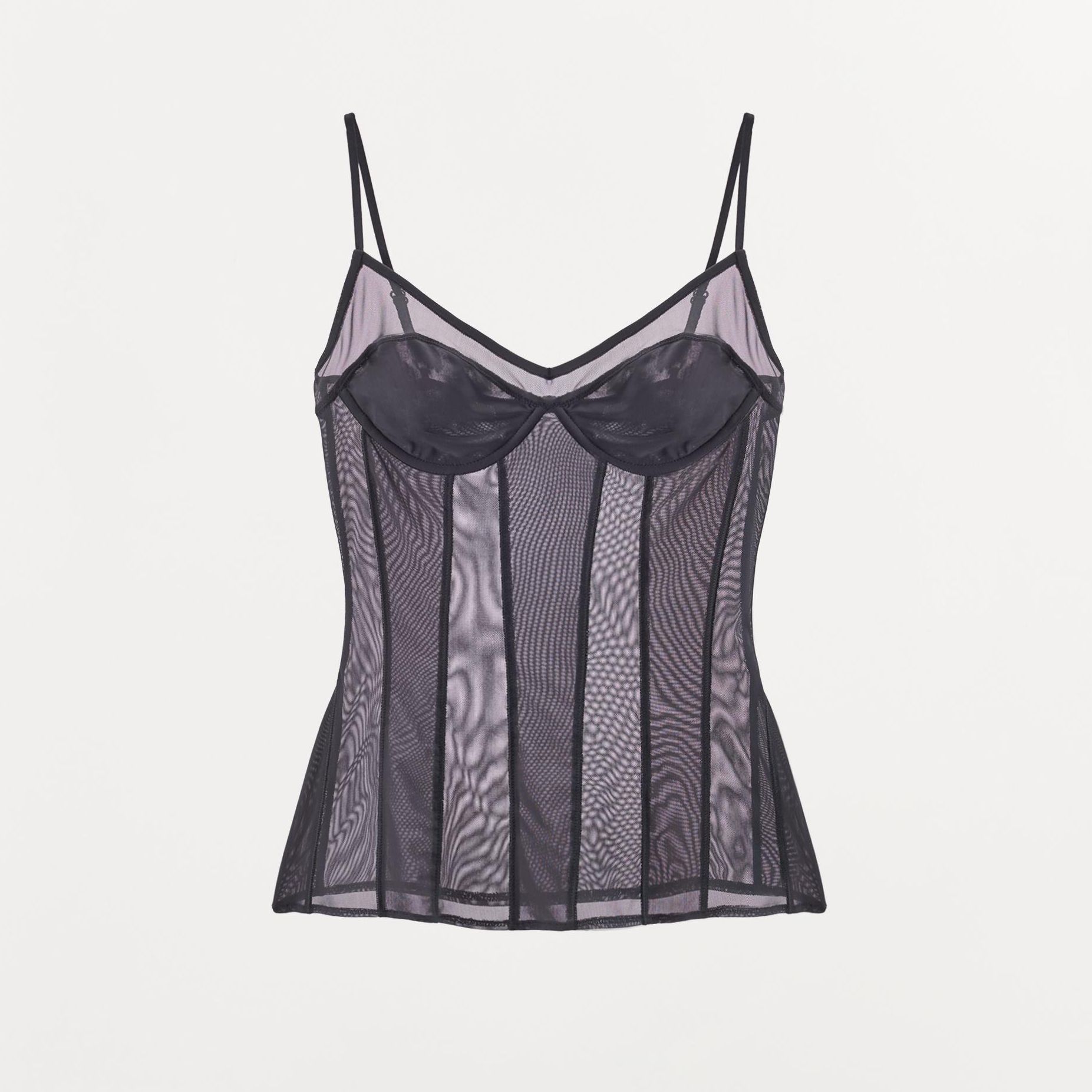 Tulle Lingerie Style Top