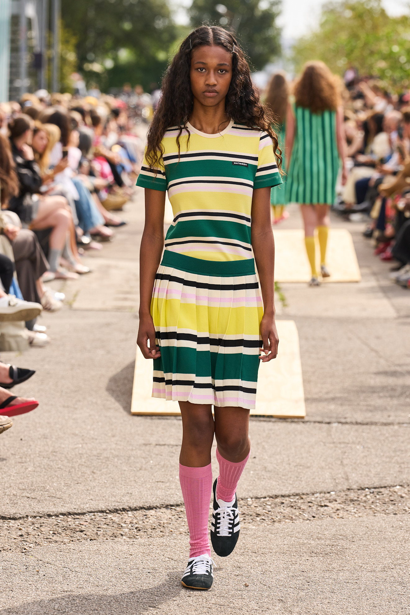 Model on the Marimekko spring/summer 2026 runway.