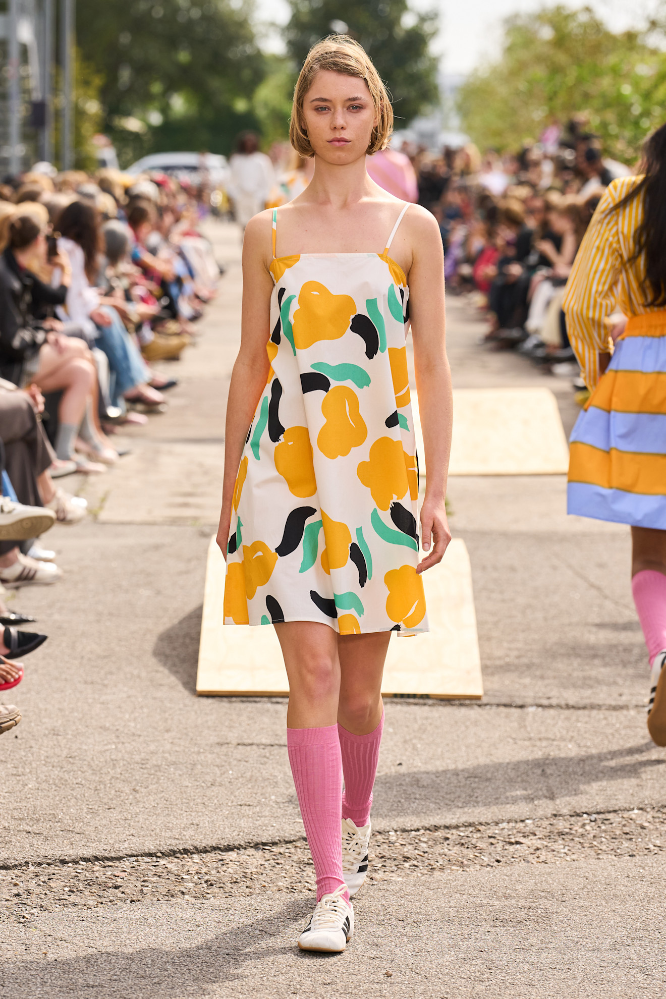 Model on the Marimekko spring/summer 2026 runway.
