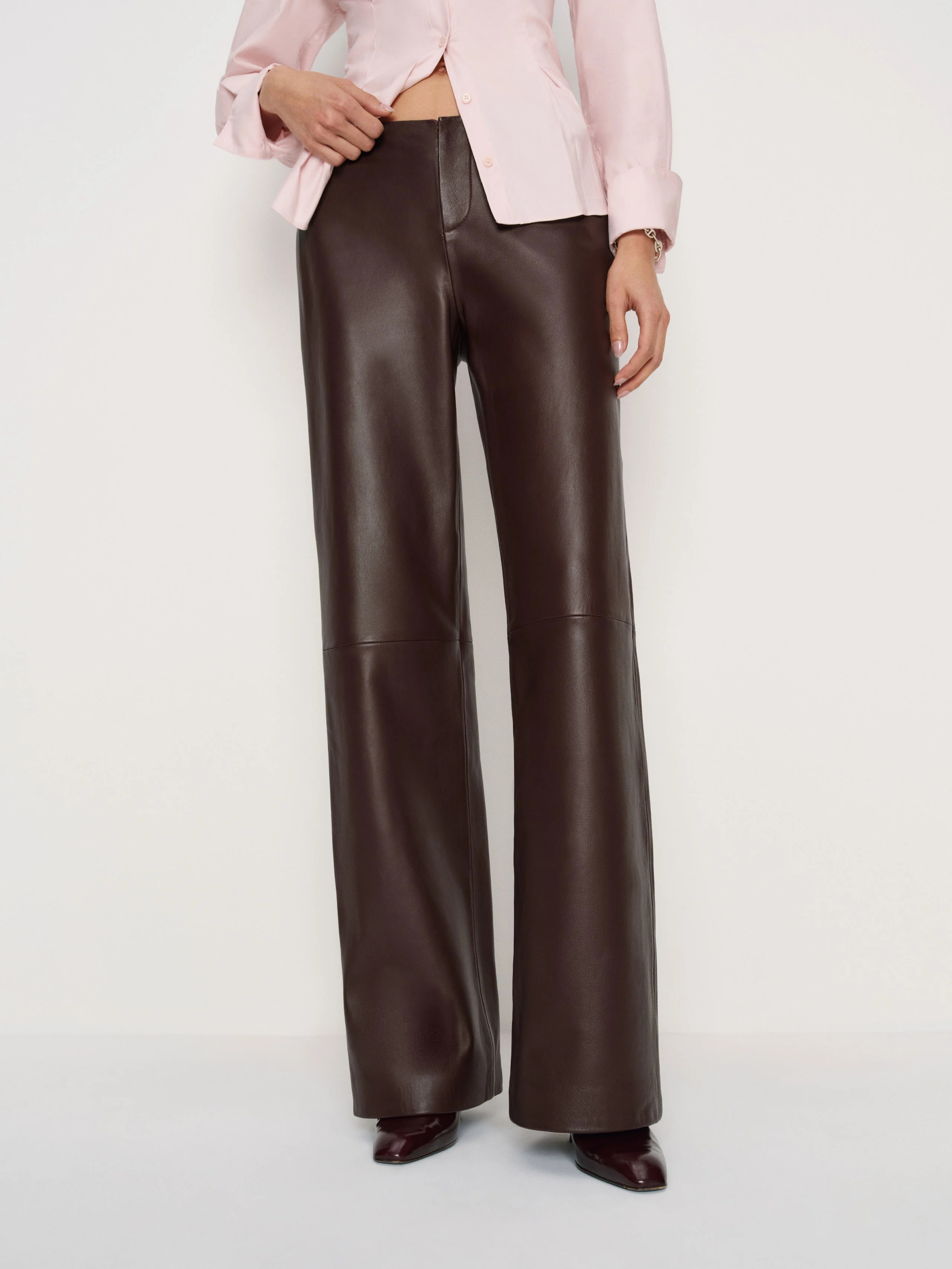 Reformation VEDA leather pants