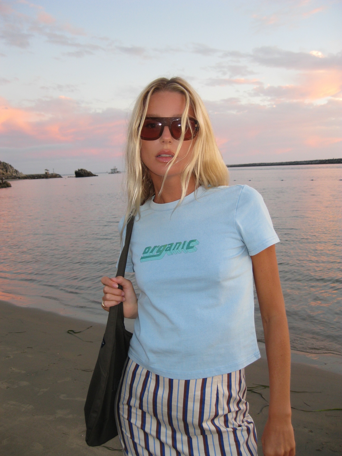Megan Adelaide Vega at the beach.
