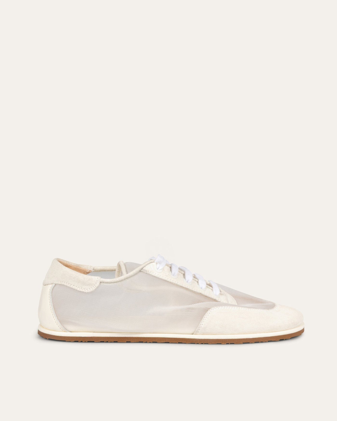 Balla Trainer, White Mesh/suede
