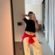It Girls Know Easy Summer Outfits Start With White Sneakers and This Anti-Denim Pant Trend