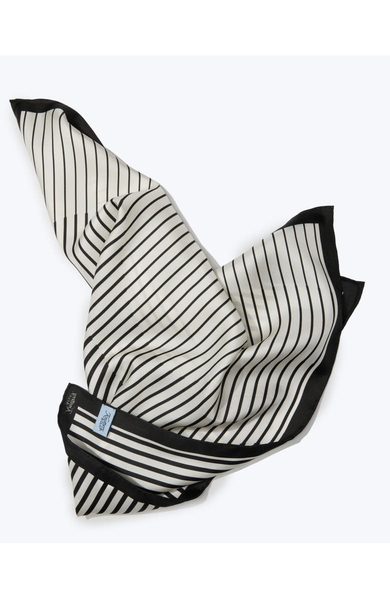 Pinstripe Silk Bandana