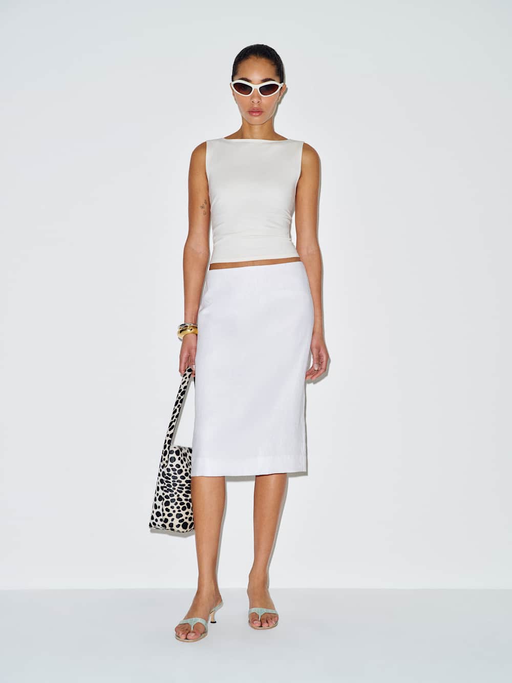 Fleur Linen Skirt