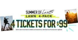 Live Nation Announces Summer of Live 4 for $99 Lawn Pack