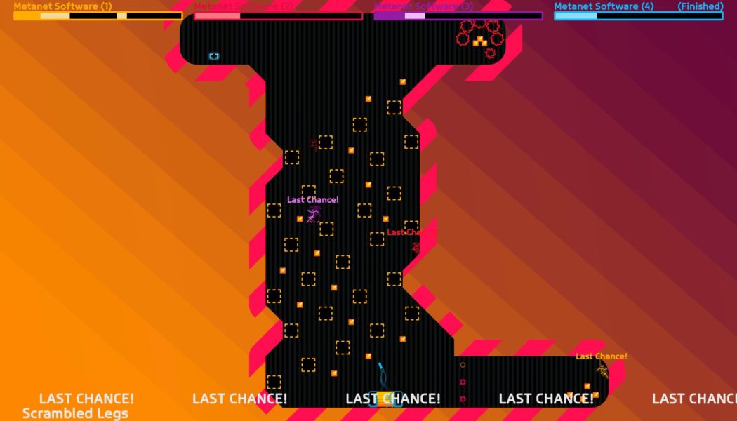 More than a decade later, the team behind N++ is back with a multiplayer sequel