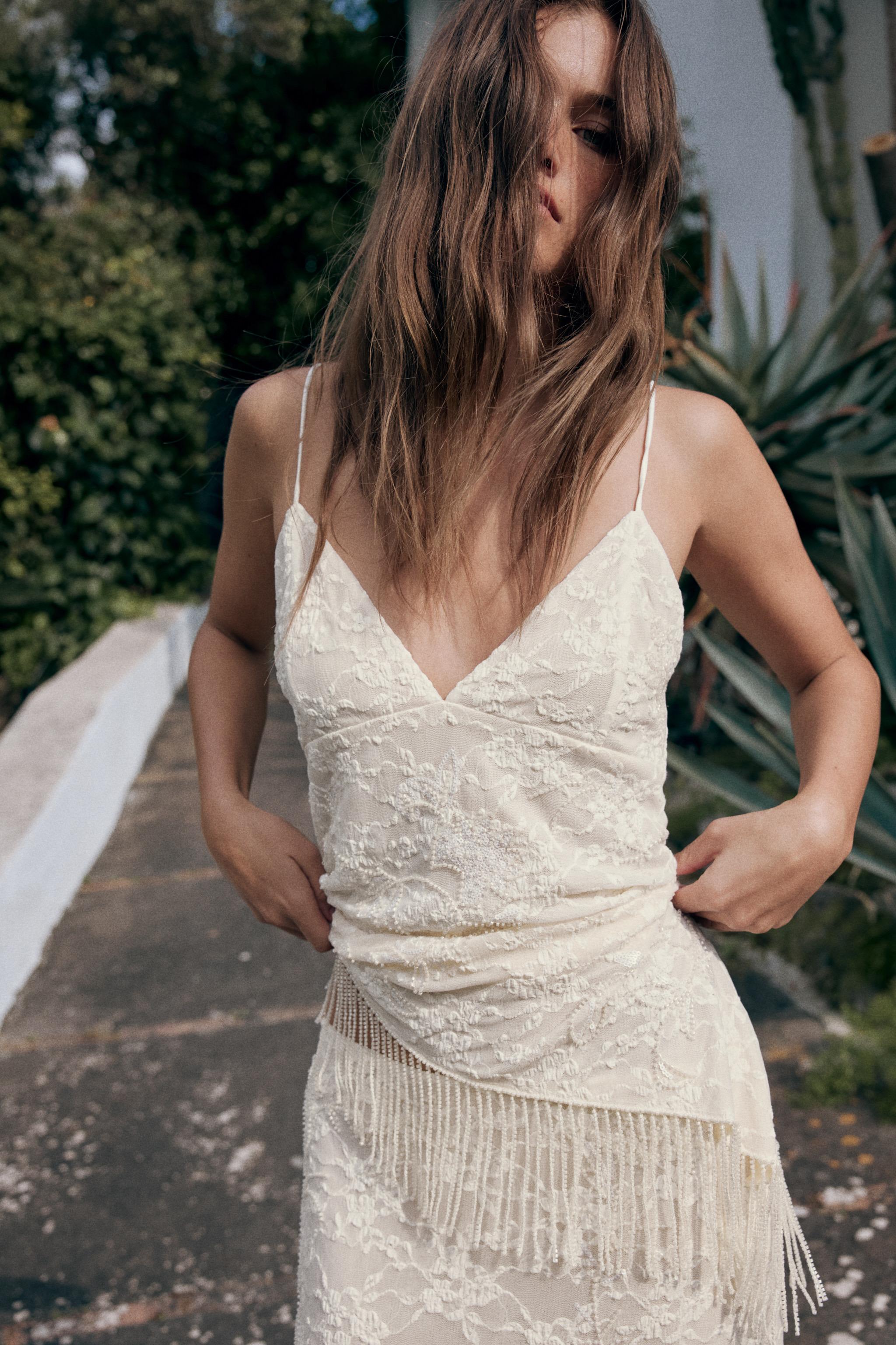 Beaded Lace Top