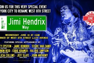 New York City Declares West 8th Street as "Jimi Hendrix Way"