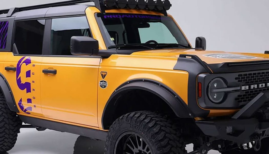 NFL Star Joe Burrow's Custom Ford Bronco Heads to Barrett-Jackson Auction