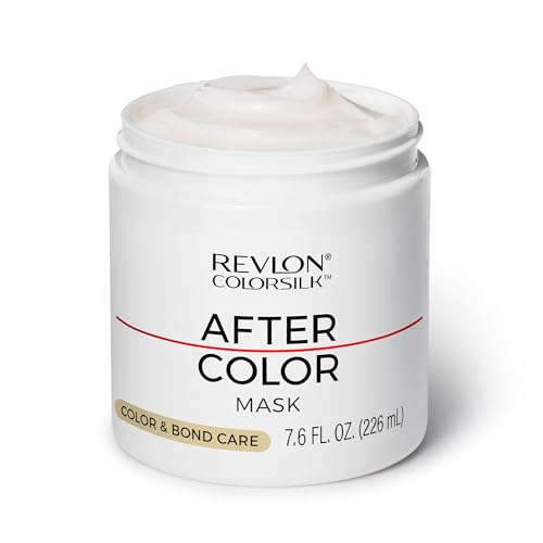 Revlon Colorsilk After Color Care Mask, Vegan Keratin Hair Treatment, Bond Repair for Damaged Hair, for All Hair Colors &amp;amp; Types, 7.6 Fl Oz