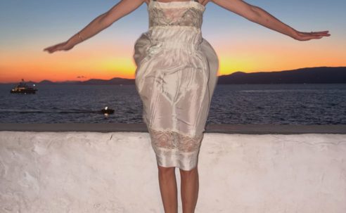 Not Track Shorts—This French-Girl Dress and Shoe Combination Is Always Chic