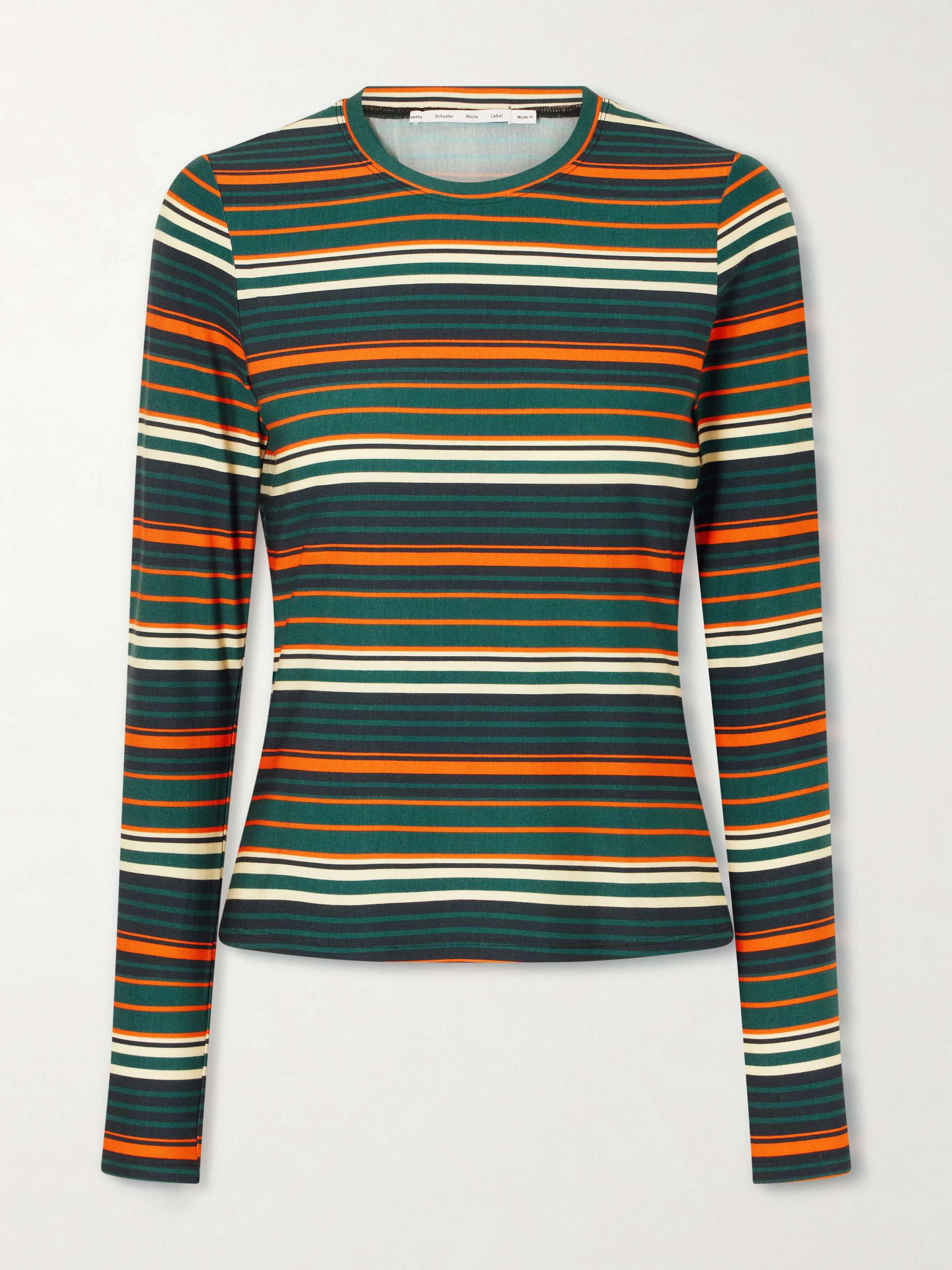 Mae Striped Stretch-Jersey T-Shirt