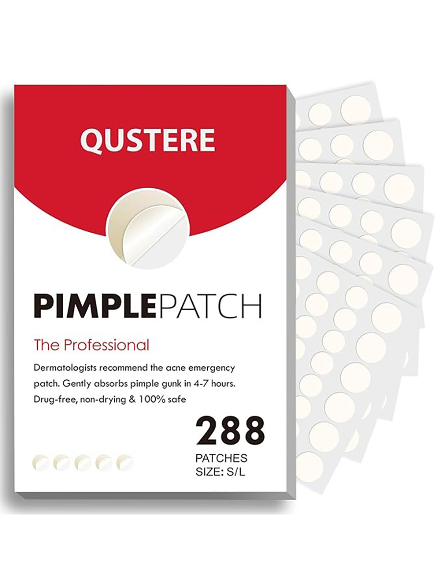 QUSTERE, Hydrocolloid Pimple PatchesWith Tea Tree, Salicylic Acid and Cica Oil