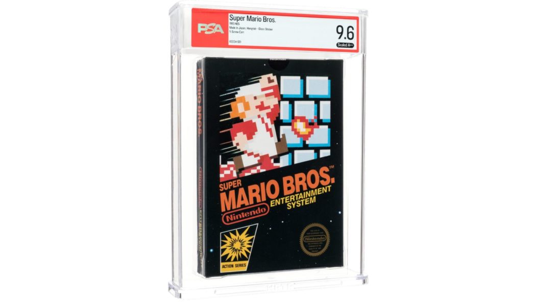 Sealed Super Mario Bros. sells for a record $3 million