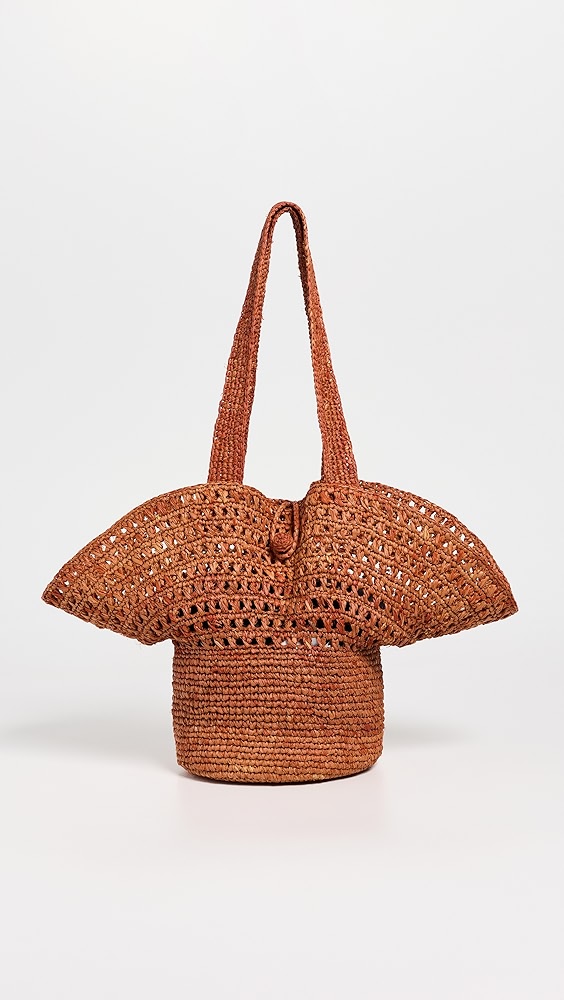Reformation Sonia Raffia Hat Bag