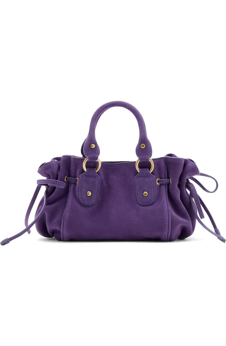 Starring Hailey Bieber Suede Convertible Handbag