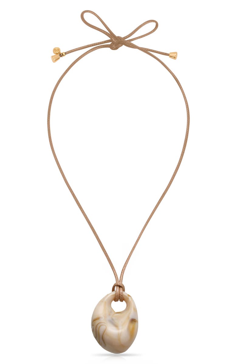 Resin Medallion Necklace