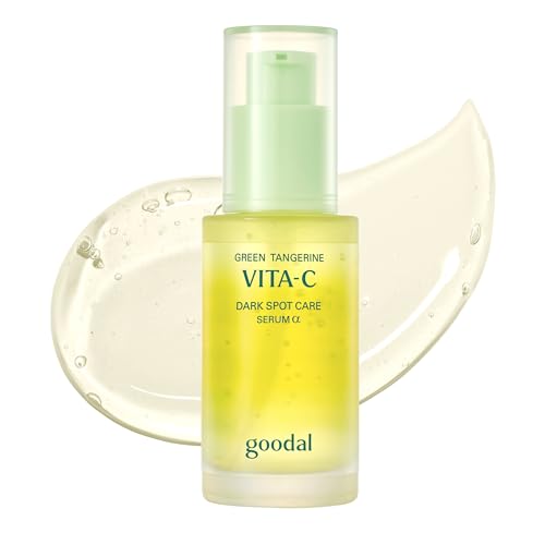 Goodal Vitamin C Brightening Serum Alpha | 5% Niacinamide &amp;amp; Exosome for Dark Spot Care | Gentle Daily Facial Serum for Radiant Glow Skin | Green Tangerine | Korean Skincare | 1.01 Fl Oz (30ml)
