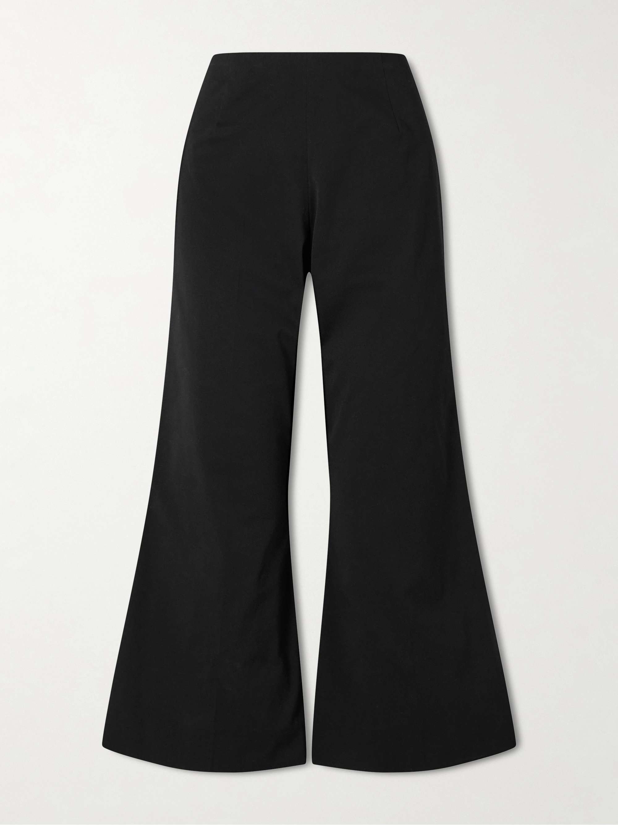 Walter Cotton and Silk-Blend Flared Pants