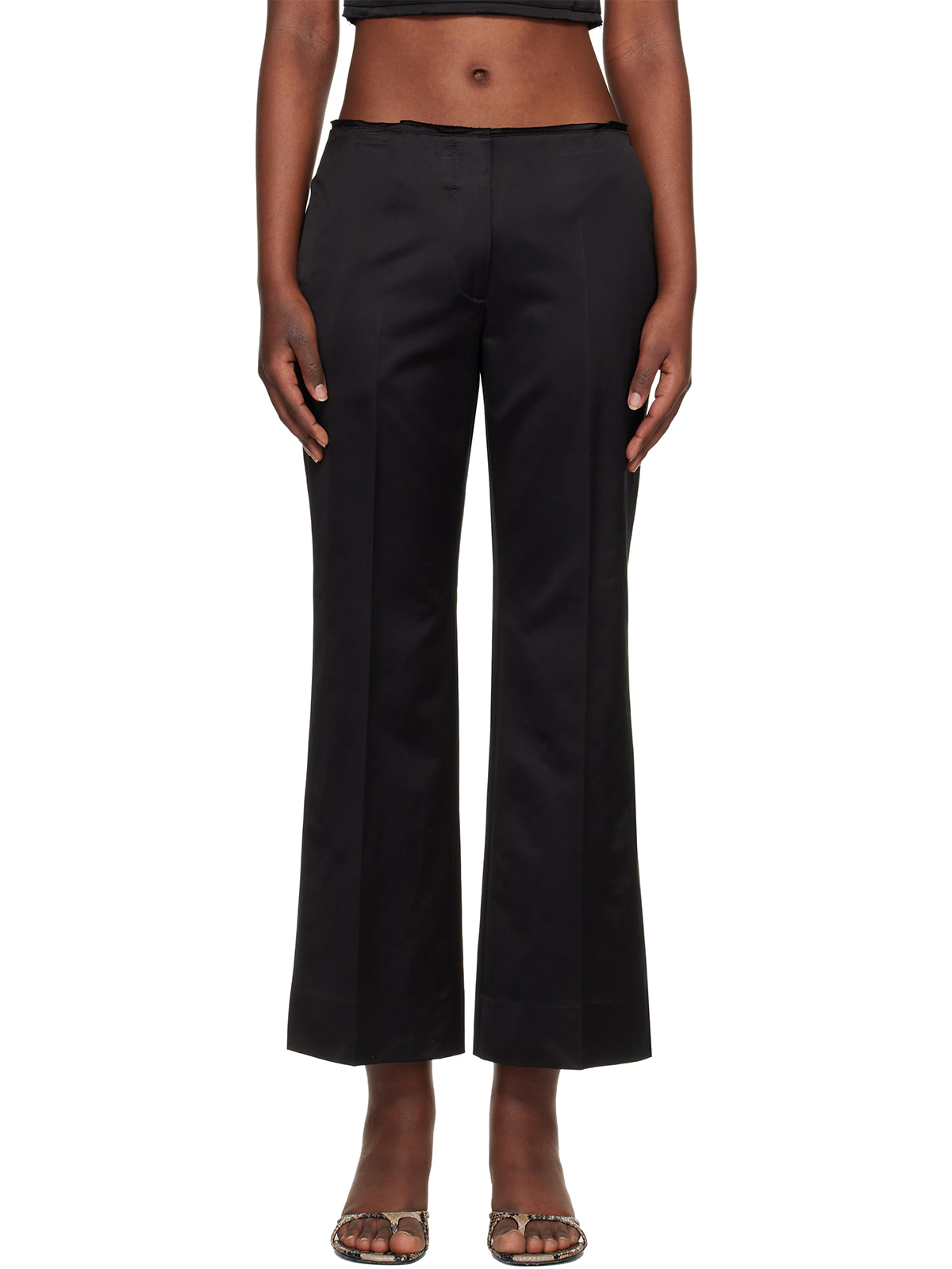 Toteme, Kick Flare Raw-Edge Trousers