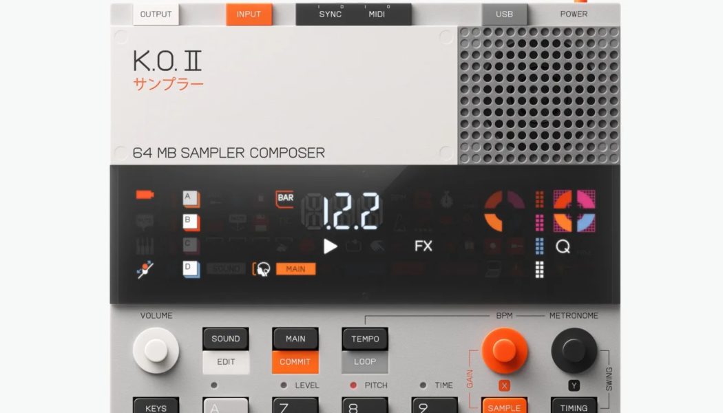 Teenage Engineering adds lo-fi mode, USB audio, and more to its KO II sampler