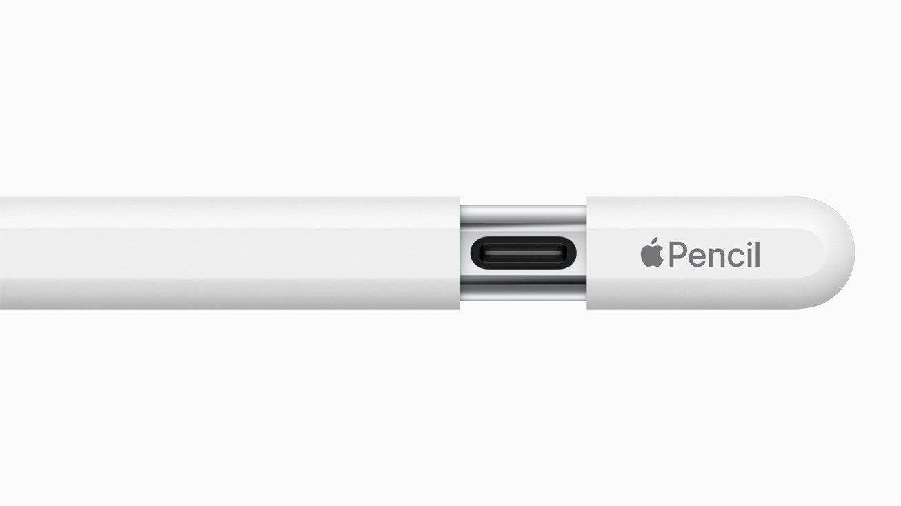 An image of Apple’s new Apple Pencil with USB-C.