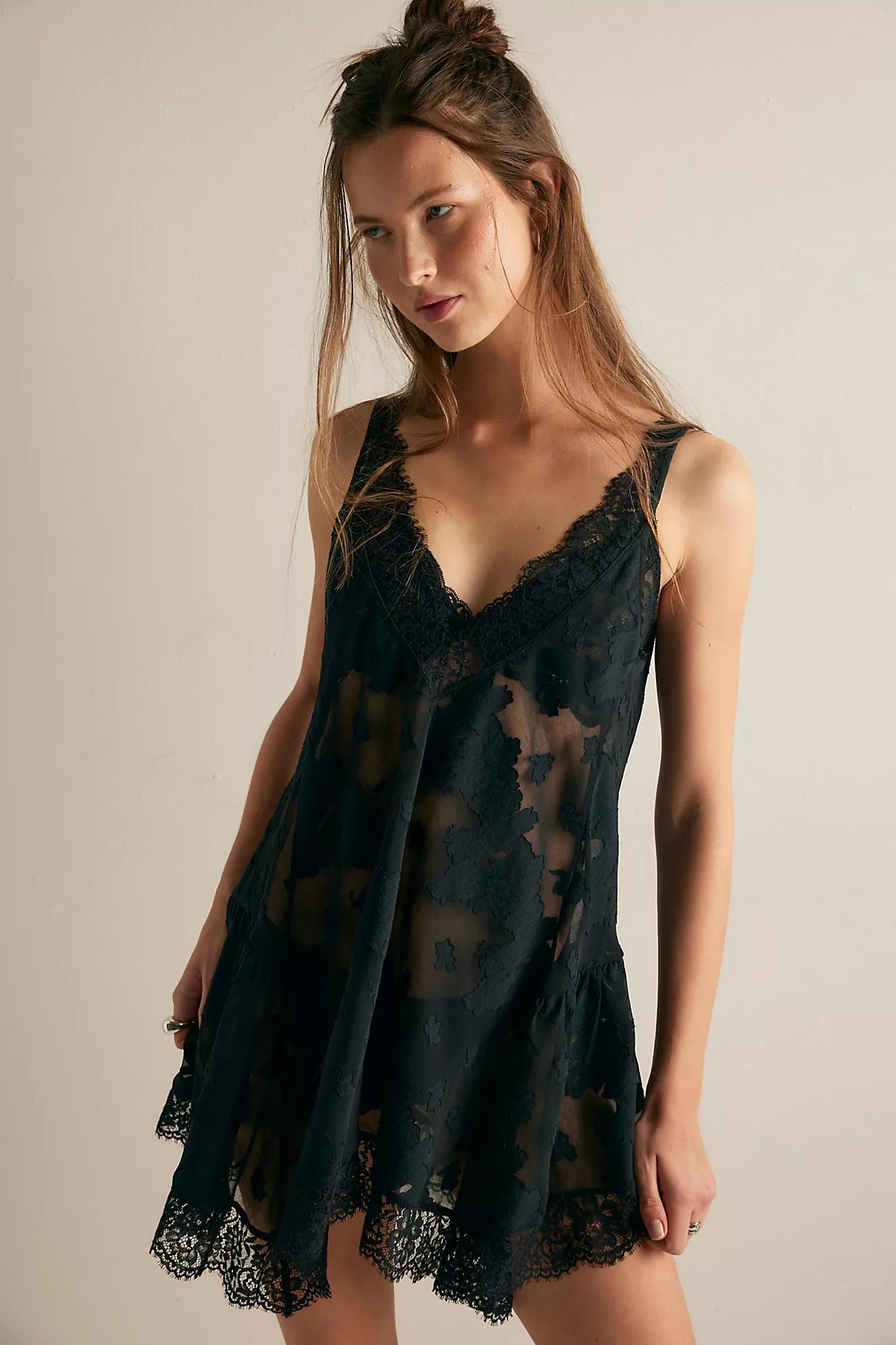Free People, Maybe Baby Mini Slip Dress