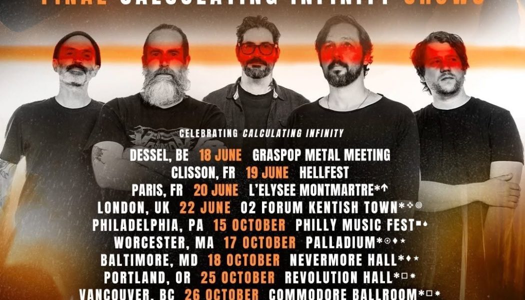 The Dillinger Escape Plan Announce Final "Calculating Infinity" Reunion Shows