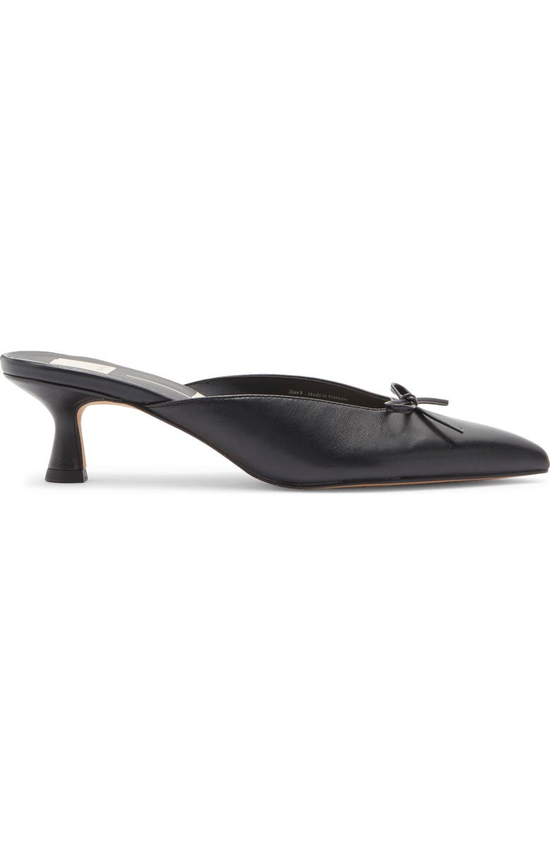 Cleo Pointed Toe Kitten Heel Mule