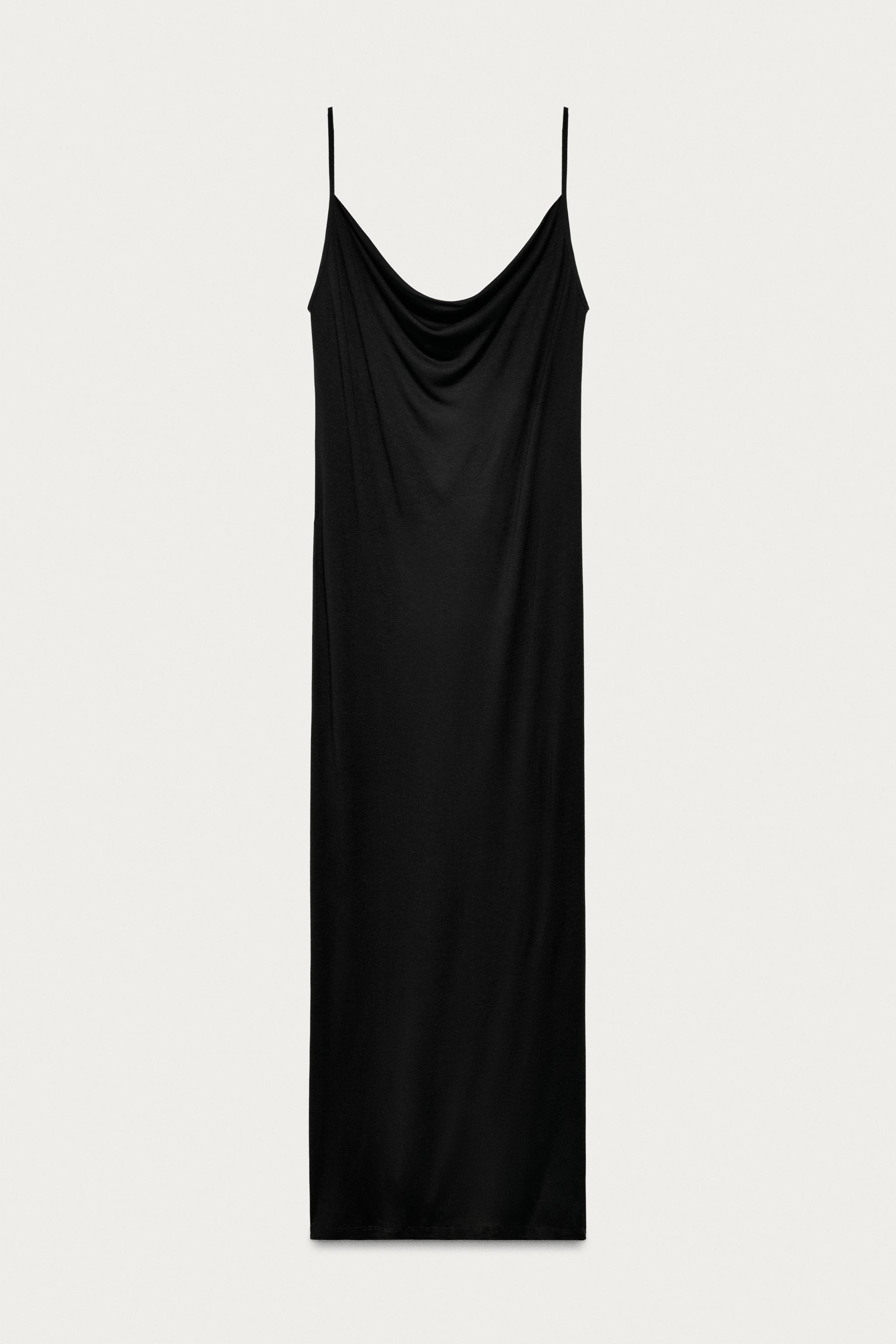 Long Draped Dress Marisa Berenson X Zara
