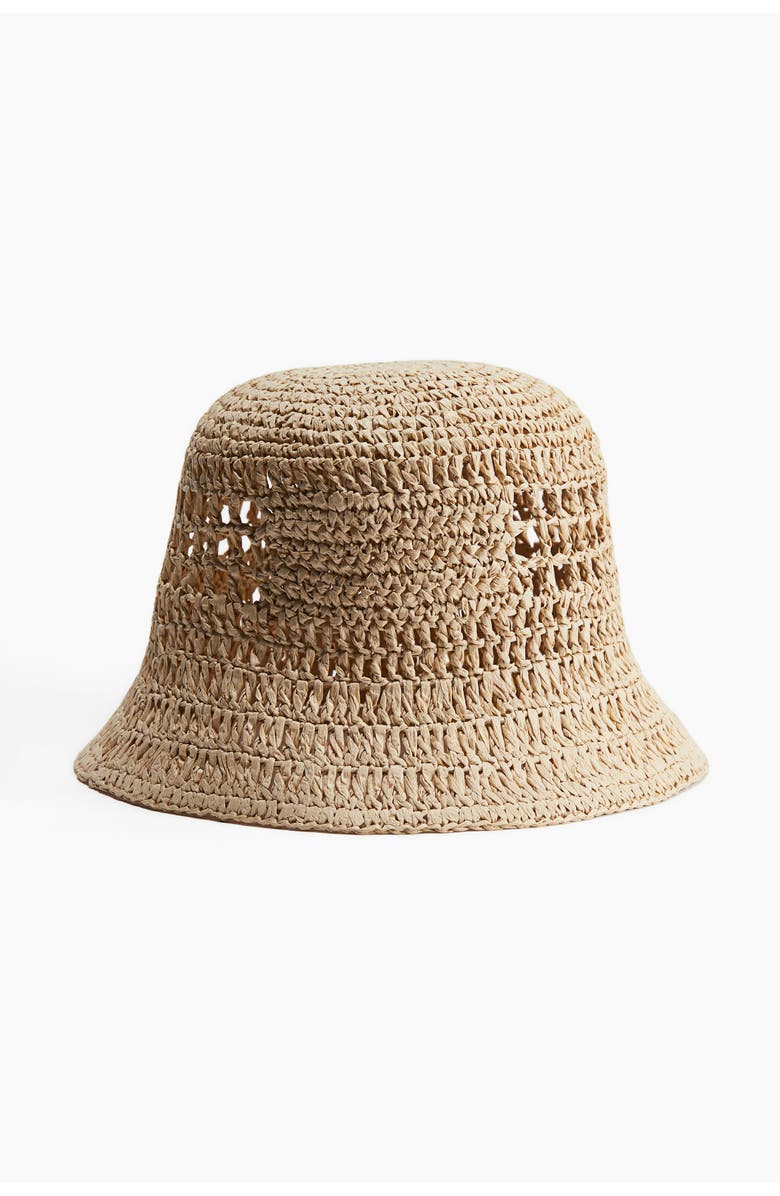 Straw Bucket Hat